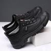 Neue Herrenschuhe für den Frühling Leder vielseitig rutschfest Outdoor-Sport Freizeitlederschuhe Herren Bergsteigerschuhe bequem