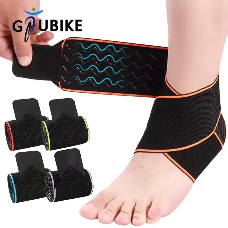 GTUBIKE 1PCS Professional Elastic Ankle Support Brace Sports Strain Wraps Bandages Weave Ankle Protector for Fitness Basketball