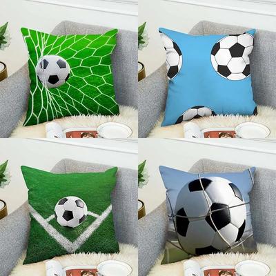 Pillow Decorative Pillowcase Home Basketball Soccer Car Sofa   Cushion Cover