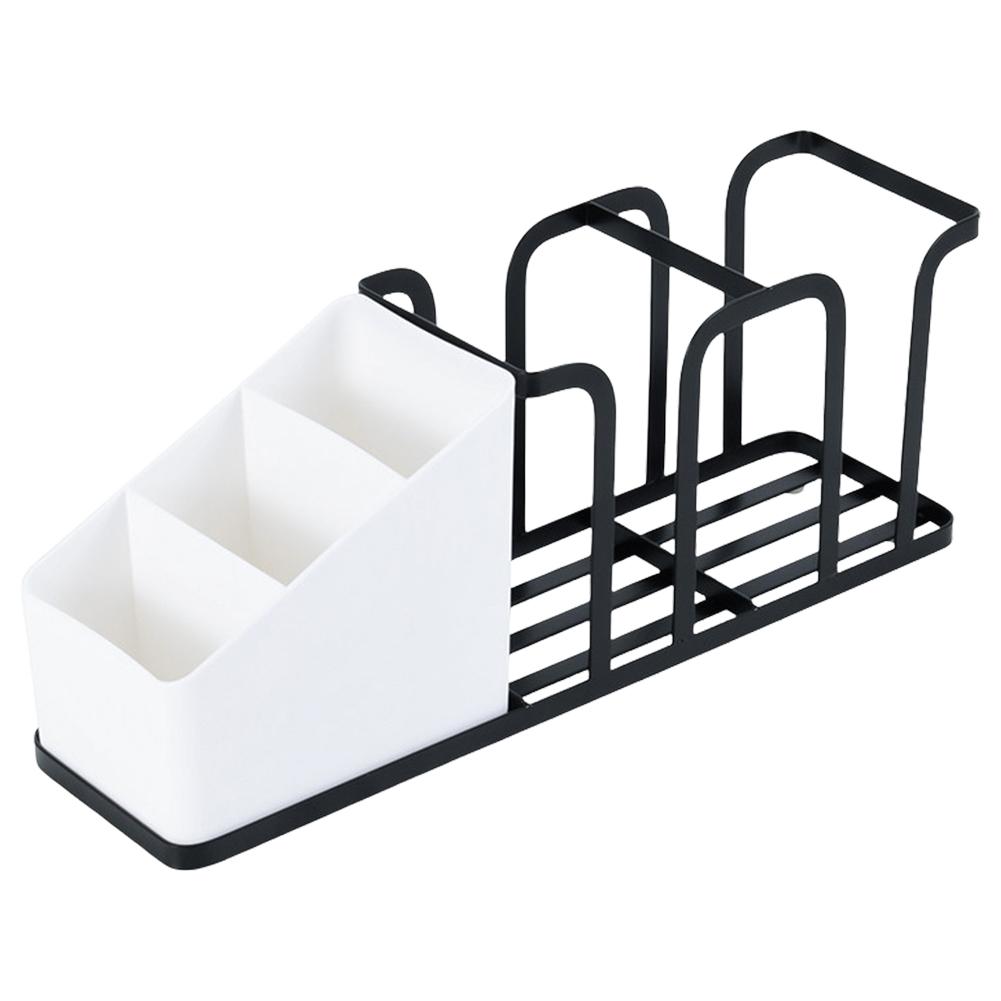 Coffee Tea Condiment Accessories Holder Multifunction Disposable Coffee Cup Holder Organizer for Kitchen Office Break Room