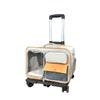 Portable Cat & Small Dog Travel Backpack: Outdoor Folding Pet Trolley Case