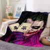 1pc Joker Cards Flannel Throw Blanket - HD Printed Lightweight Soft Warm All-Season Blanket for Sofa, Bed, Travel, Camping 125