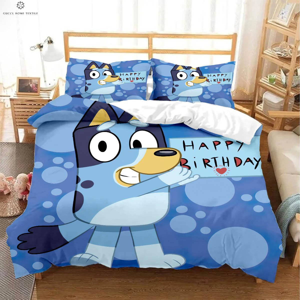 

Cute Cartoon Printed Quilt Cover Bedding Set Exquisite Set Bedspread Bedspread Set Bedding Set Luxury Birthday Gift EU 135x200cm 2PCS