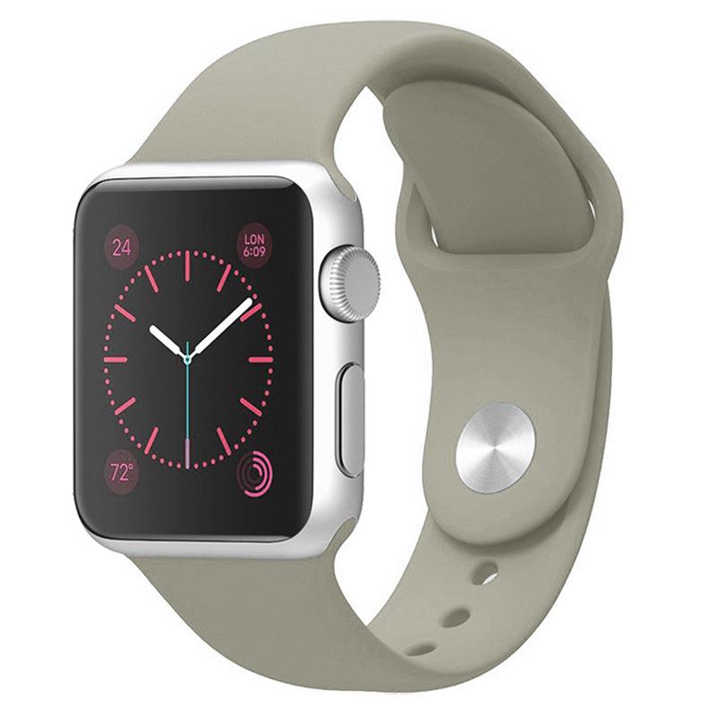 Apple Silicone Strap for Apple Watch Series 1-9/SE, Classic Sports Band