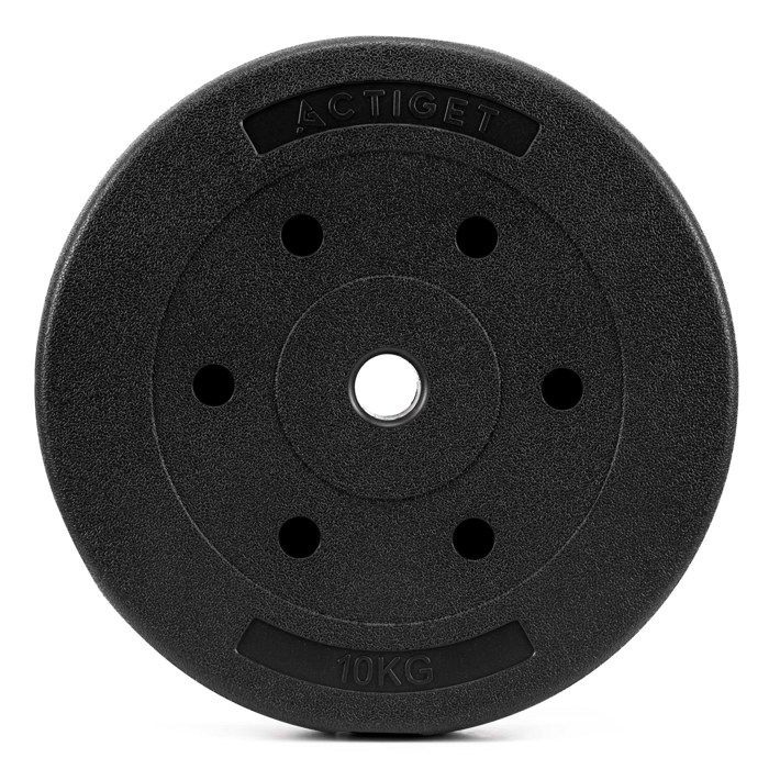 Trainingsplatte - SPRINGOS - 10 kg - Bitumenfüllung - Loch 29 mm - Verbundwerkstoff