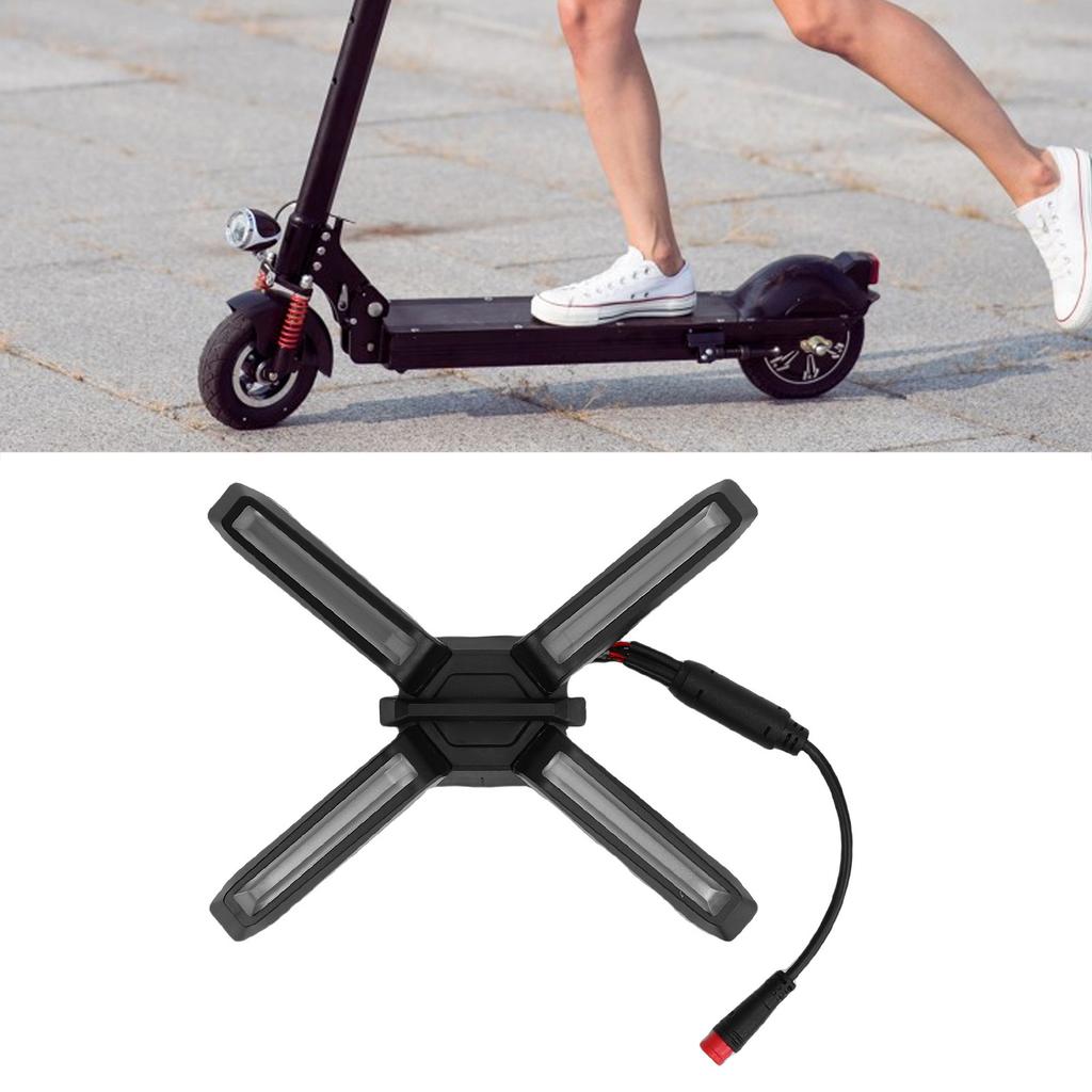 Scooter X Shaped, Weather Proof, Bright Scooter Light, Daytime Running Light for Electric Scooter