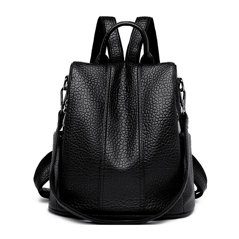 Vintage large capacity shoulder bag for women Schoolbags for teenage girls high quality backpack