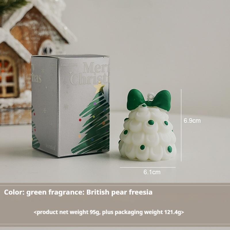 Cute Simulation Christmas Tree Aromatherapy Candles Handmade Fragrance Girl Creative Decoration Ornaments Christmas Gifts