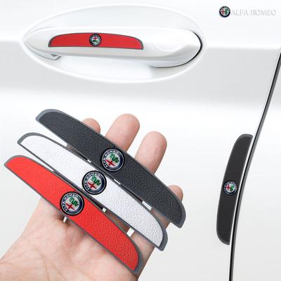 4Pcs Car Anti-collision Strips Door Rearview Mirror Protector Sticker For Giulietta GT 159 147 156 Giulia MiTo Disco
