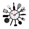 Acrylic Kitchen Wall Clock, Fashion Silent Decorative Clock for Kitchen, Bedroom, Home , Cafe Art