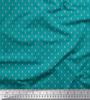 Soimoi Japan Crepe Satin Fabric Dot & Leaves Small Motif Shirting Print Fabric by the Metre 42 Inch