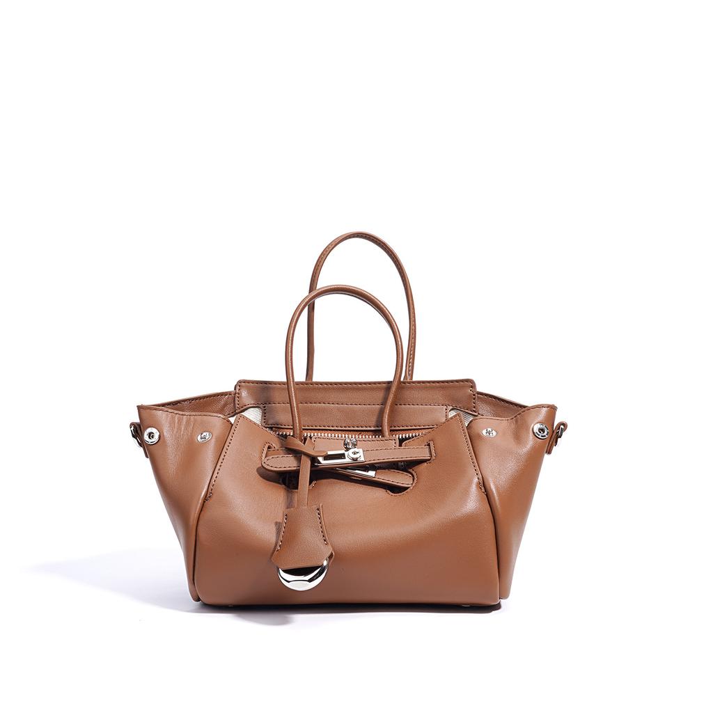 New Handbag Niche Design Large Capacity Leather Shoulder Messenger Bag Women's Commuter Versatile Women's Bag