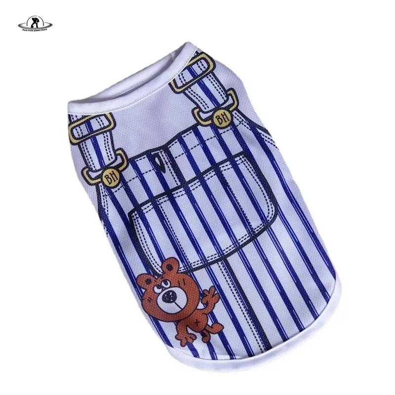 Cartoon-Welpen-Hundeweste, Sommer-Haustierkleidung für kleine Hunde, Chihuahua, Yorkshire, Malteser, Shirts, Hunde, Haustiere, Kleidung, Katzen-Outfit
