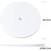 6 Inch Lazy Sn Turntable White Acrylic Ball Bearing Rotating Tray for Spice Rack Table Cake Kitchen Pantry Decorating Bathrooms TV Laptop Computer