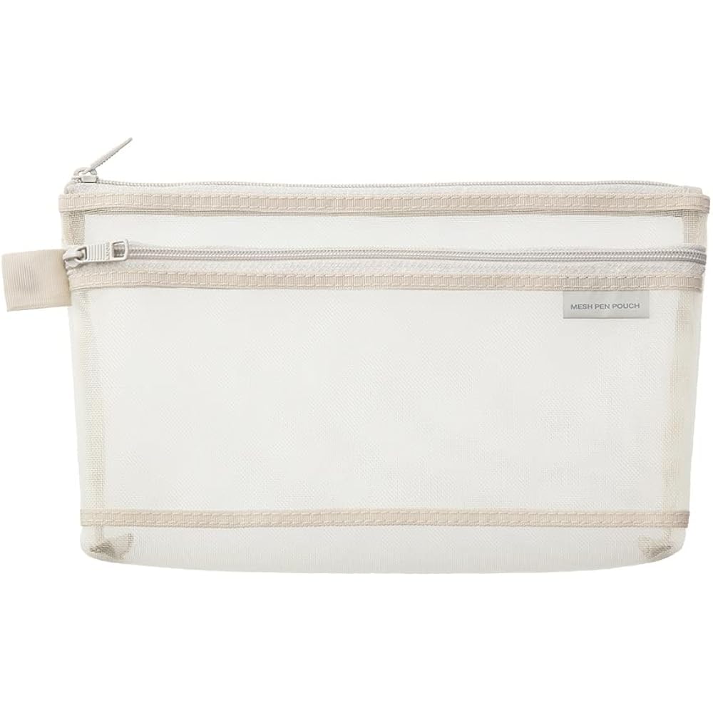 DESIGNPHIL Midori Pen Case Mesh Pen Pouch Gray A 41833006