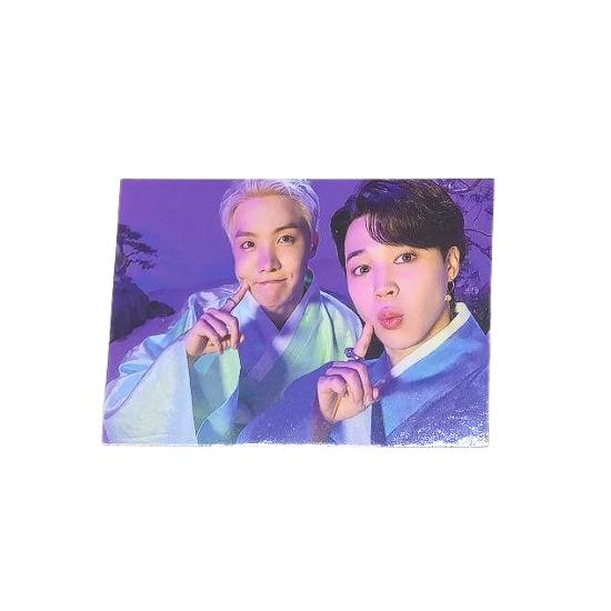 

BTS Официальная ПК Дальмачжун / Специальная памятная фотокарточка Чусок 2021 / Концепция ХАНБОК День и Ночь Photo card 08