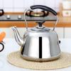 Large Multiple Capacity Whistling Kettle Corrosions Resistant Materials Loud Notification for Boiling Water Compatible Gas Induction Stove
