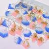 Diy Geometry-shaped Earrings Mould Crystal Epoxy Water Wave Silicone Mould
