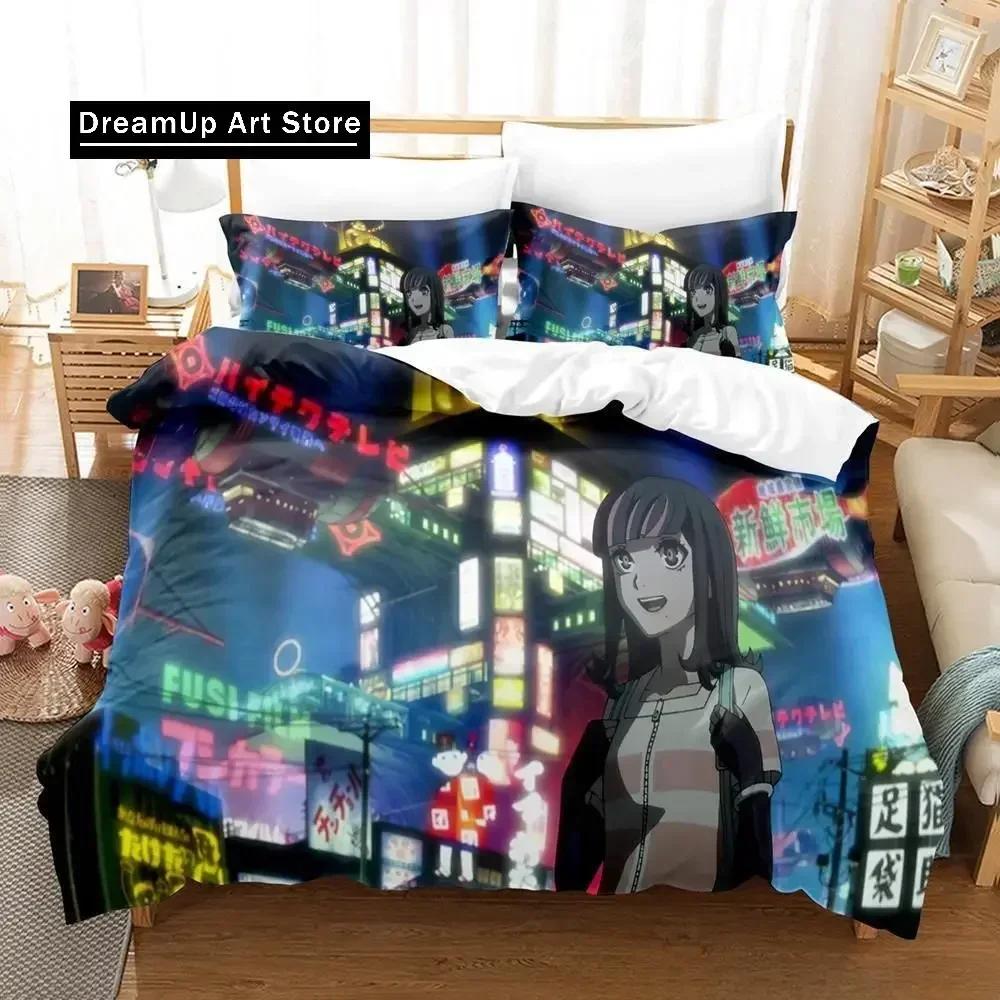 Akudama Drive Bedding Set Single Twin Full Queen King Size Bed Set Adult Kid Bedroom Duvet Cover Sets 3D Anime Bed Sheet Set