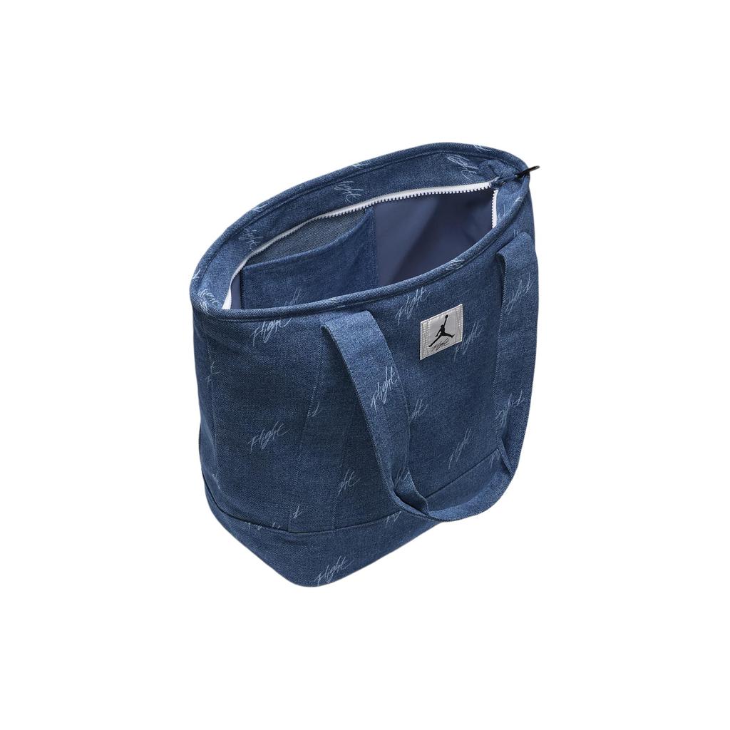 New Jordan Flight Cotton Tote Bag, Shopping Bag, Shoulder Bag Unisex Denim Blue HF7297-416