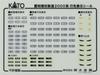 KATO N Gauge Aichi Loop Railway 2000 Series Green Model Train 2-Car Set, 10-2155