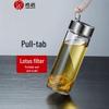 Xinuo Portable Heat-Resistant Glass Bottle with Loop