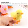 Walking Jumping Wind Up Clockwork Chicken Plush Toy Cute Cartoon Animal Doll Kids Gift