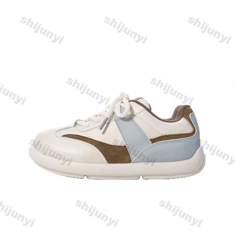 Fashion Women's Casual Shoes 2025 New Soft Sole Aesthetic Non Slip Flats Lightweight Comfortable Fashion Lace Up Luxury Vulcanized Shoes
