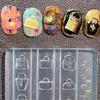 1 Pcs 3D Cute Cartoon Bag Shape Nail Art Decoration Mold Diy Silicone Transparent Nail Art Templates Nail Mold Nail Charms Gift