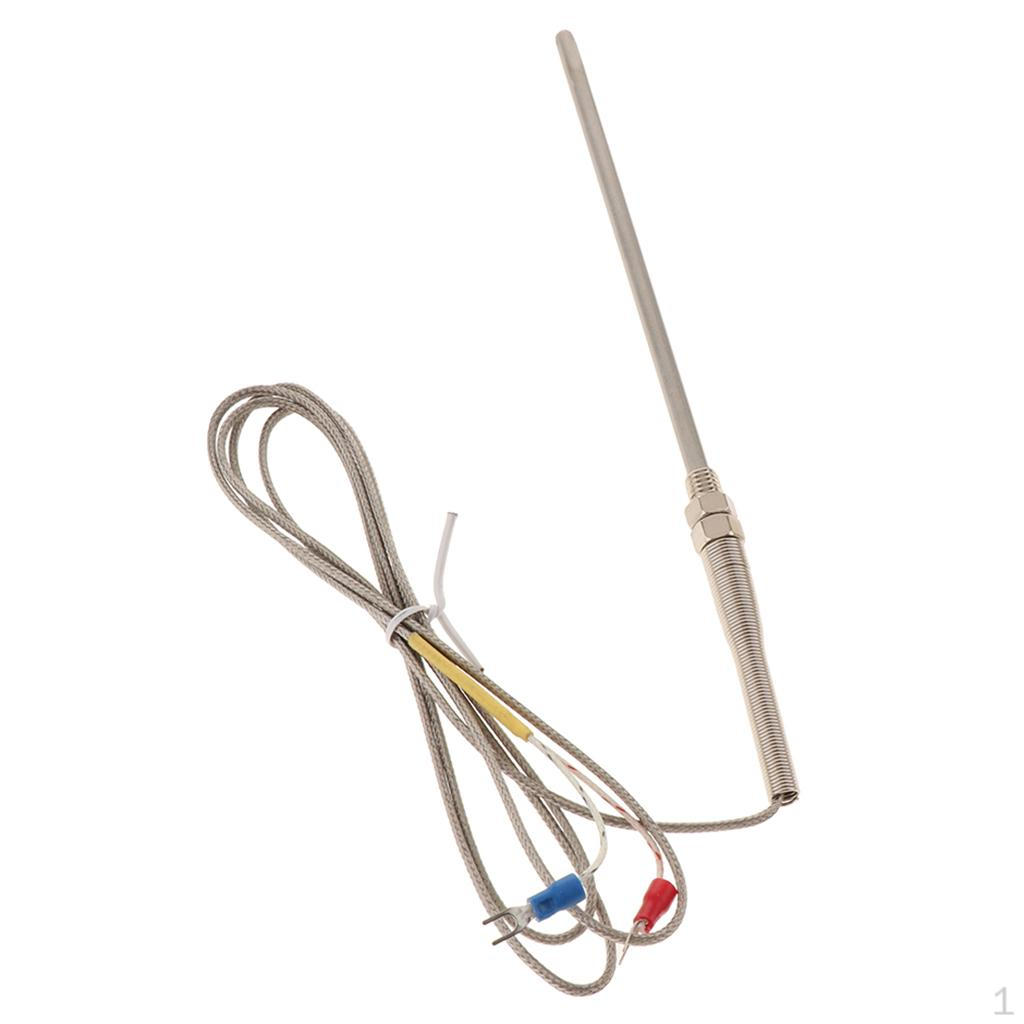 K Type Thermocouple Probe Stainless Steel Degrees °C Temperature Range