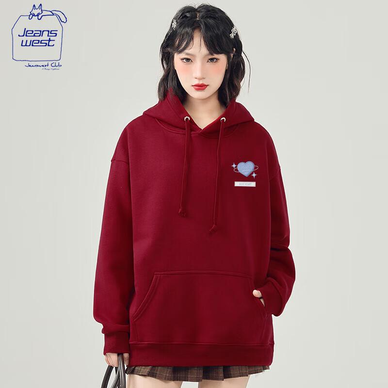 JEANSWEST CLUB Unisex Casual Hooded Sweatshirt 3XL