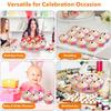 100 Stück Weihnachtsmuffin-Papierförmchen Muffin-Cupcake-Förmchen Weihnachtsmann Weihnachtsbaum-Muster Frohe Kuchenform Backparty-Dekorationen