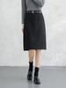 2026 Spring Women's High Waist Slimming Pencil Skirt – Versatile Mid-Length Professional Style with Slit.