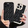 JT471 Scattered Periodic Table Black for iPhone 17 16 15 14 13 Pro Max Samsung S26 S25 Ultra A17 A07 A56 A16 Xiaomi 15T Redmi 15c 14C Soft Case