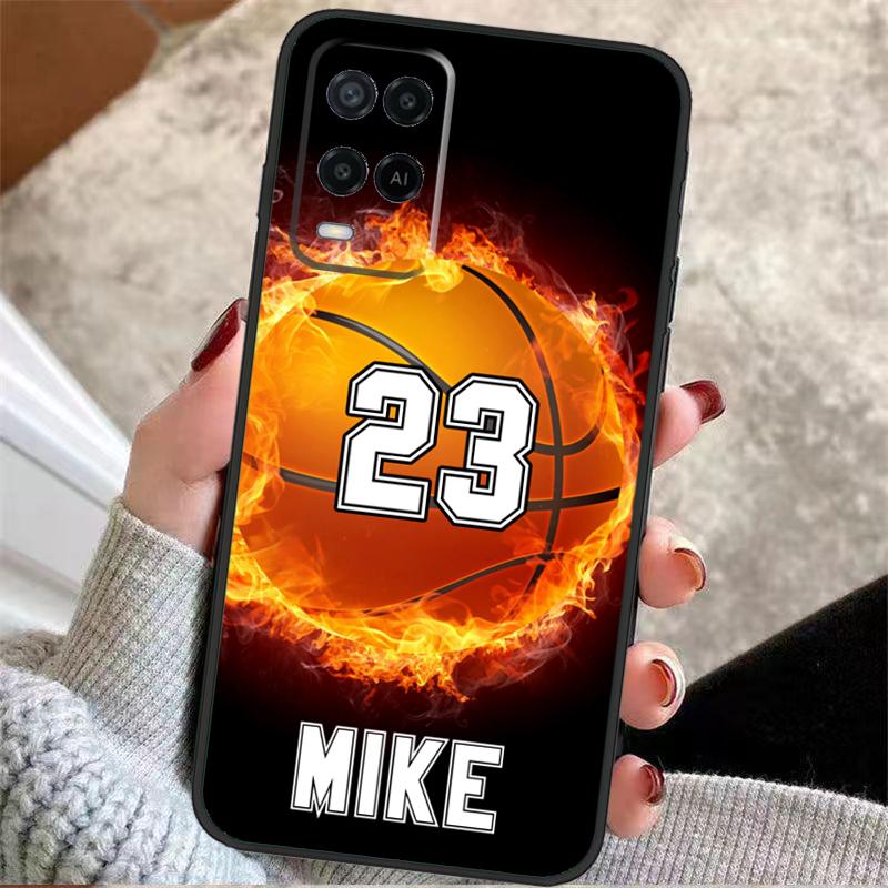 PERSONALIZED NUMBER NAME SOCCER Hockey Case For OPPO A17 A57 A96 A76 A16 A18 A58 A78 A98 A74 A94 A5 A9 A52 A72 A15 A93 A53 A54 S