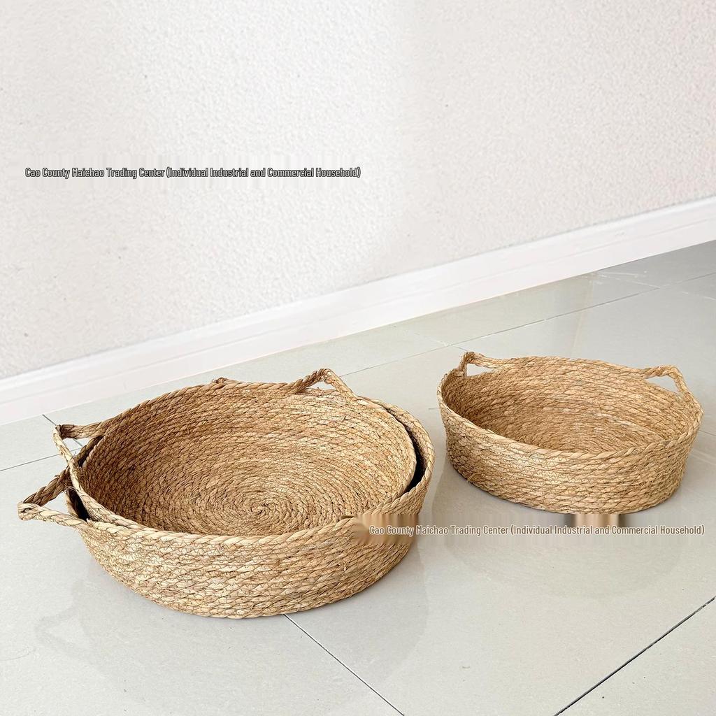 Pletená postel pro mazlíčky na všechna roční období: Prodyšný dům pro kočky a psy odolný proti skvrnám.