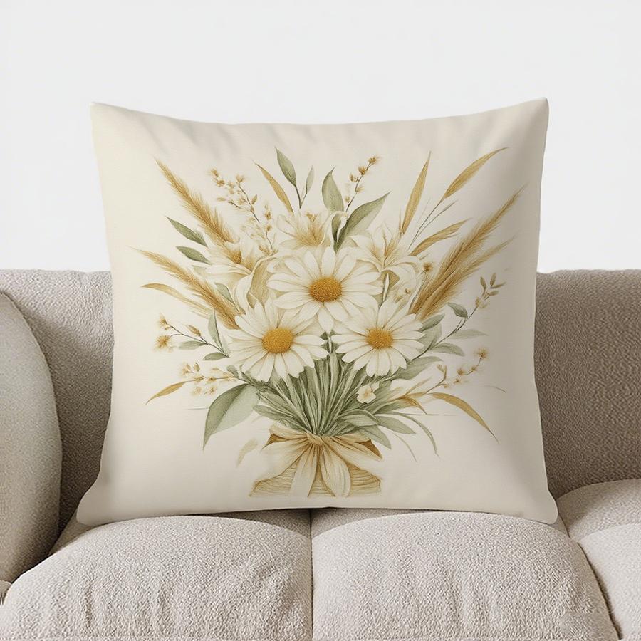 Home Decor Welcome To Our Home: House & Heart Decor Pattern Cushion Cover Suitable For Sofa Bedroom Car Pillow Cover