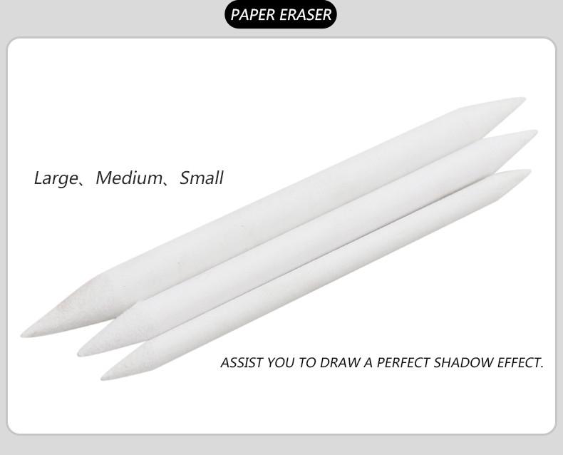 30Pcs Charcoal Earser Knife Drawing Pencil Sketch Painting Canvas Pencil Bag Set Christmas Gift for Kid
