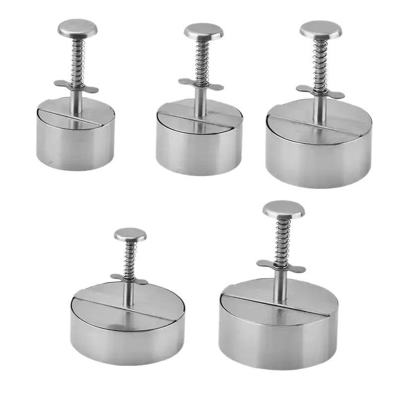 304 Stainless Steel Hamburger Meat Patties Press, Manual Meat Press, Rice Ball Mold, Kitchen Small Tool, Household Use