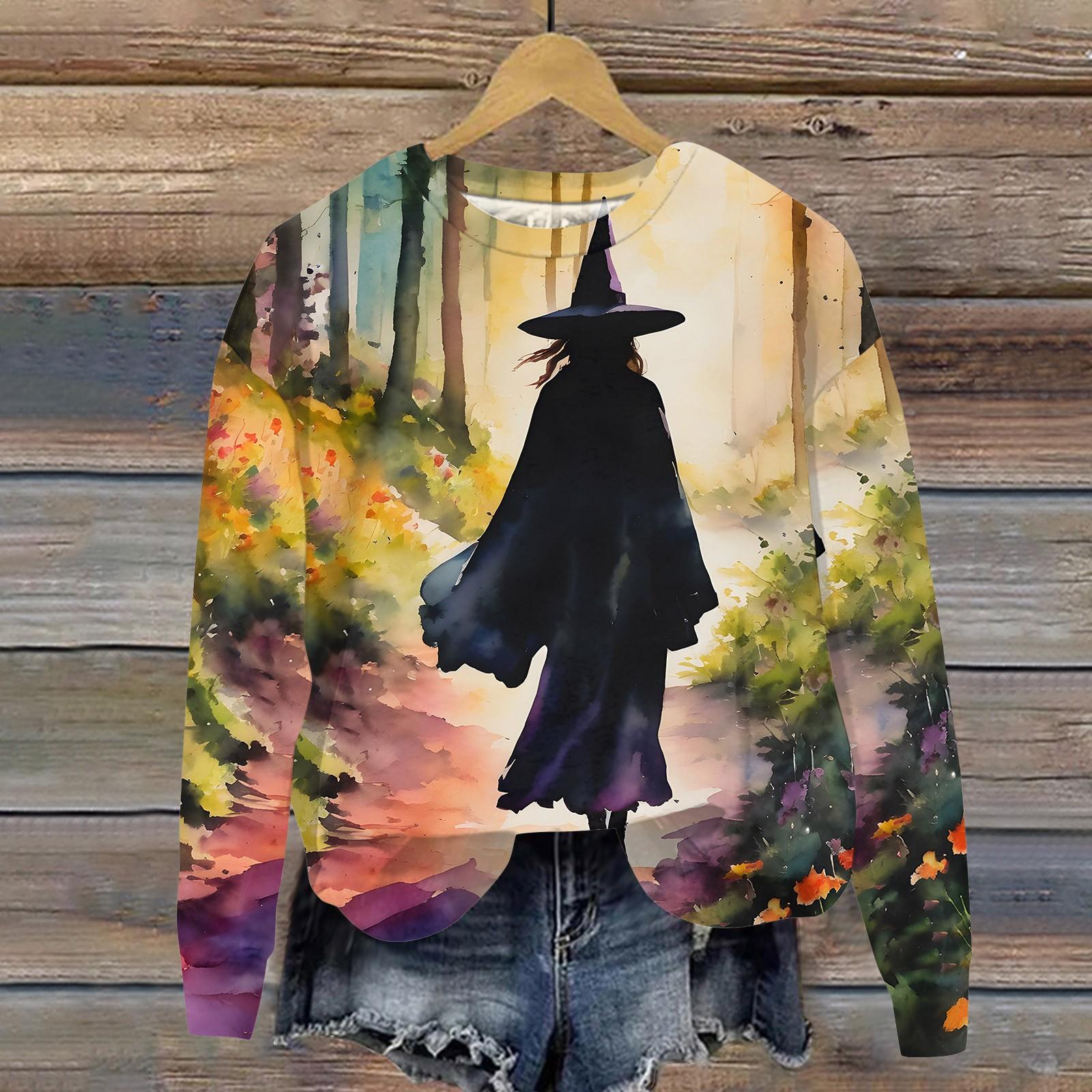 Женский Хэллоуин с принтом — фото 7