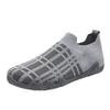 New large size socks and shoes breathable fly-woven mesh soft-soled lazy casual shoes