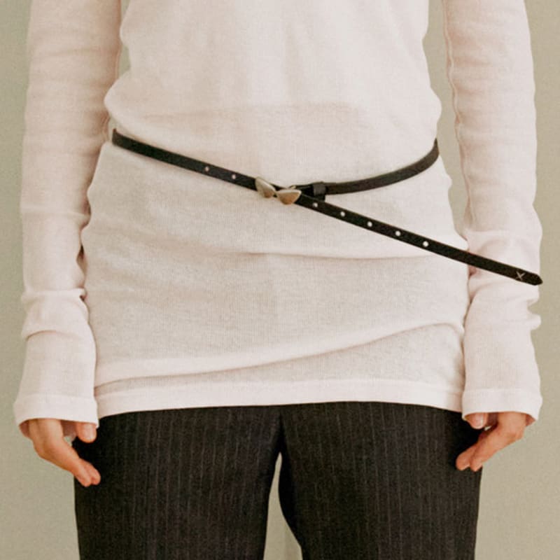 

Маска BL003 Солнцезащитные очки Кожаный ремень Черный Buckle_Vintage Silver_Strap_Black_M