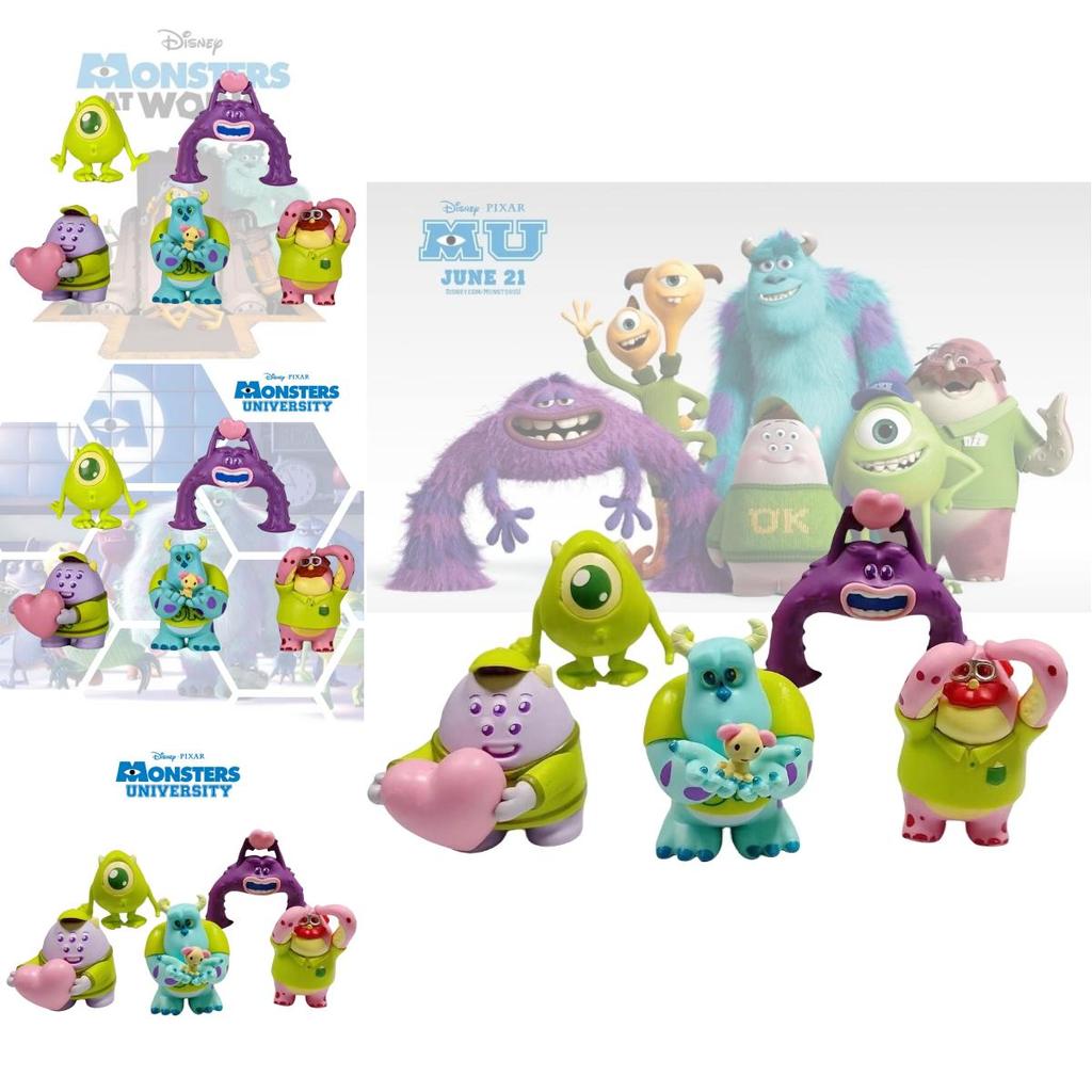 Monster University Sulley Eye Monster Toy Model Figure Approximately 5.5-7cm Plastic Material