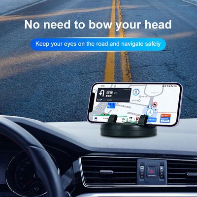 SEAMETAL Auto Handyhalterung Armaturenbrett Auto Handyhalterung 360 Grad Drehung GPS-Navigation Mit Park-Telefonnummernschild