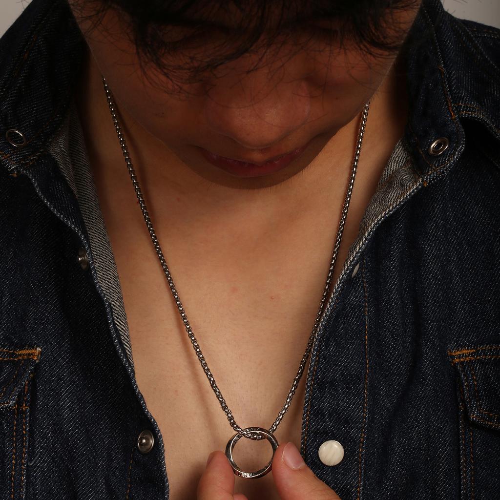 Stainless Steel Male Necklaces for Man Rune Pendant Necklace Man Vikings Accessories Collar Hombre Fathers Day Gifts