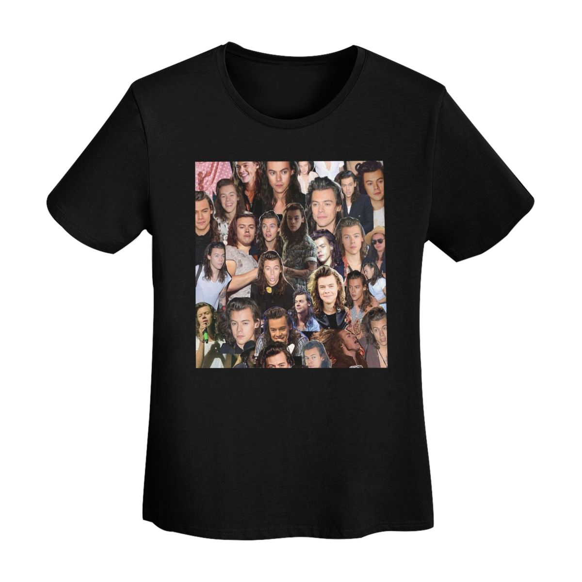 

Harrystyles TShirt Women Short Sleeve T Shirts Crew Neck Clothing Cotton Summer Tees Streetwear 4XL