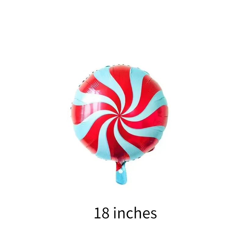 18 inch Candy Aluminum Balloon Children's Birthday Party Decoration Lollipop Aluminum Foil Balloon Kids Helium Balloon