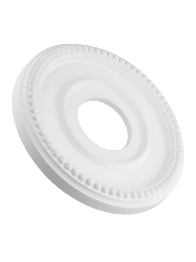 1x Ceiling Medallion Home Round Medallion PU Decorative Ceiling Fan Light Fixtures Covers Plate Ceiling Light Pendant Lamp Base