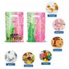 Witch Party Gift Bags Green And Pink Candy Treat Bag Plastic Snack Gift Pouch for Girls Birthday Party Baby Shower Supplies