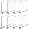 Transparent Wardrobe Divider Hard Organiser Women's Bag Accessories Clothing Storage Partition No Drill Closet Shelf Organizer